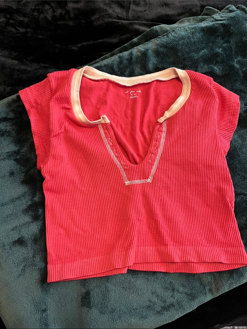 Out from under cropped t shirt